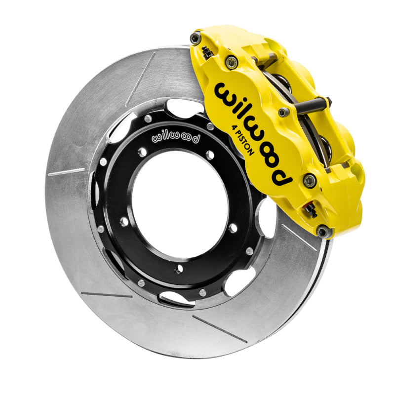 Wilwood 69-74 Porsche 911 Front Superlite Brake Kit 3in MT Slotted Face - Yellow Wilwood