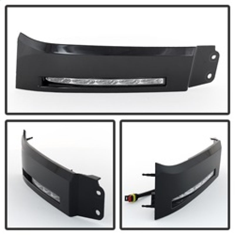 Spyder Toyota Tundra 07-13 Daytime LED Running Lights (XSP-X Model Look)wo/swtch Blk FL-DRL-TTU07-BK - eliteracefab.com