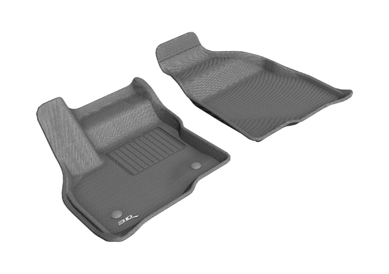 3D MAXpider 2017-2020 Chevrolet Bolt Ev Kagu 1st Row Floormat - Gray - eliteracefab.com