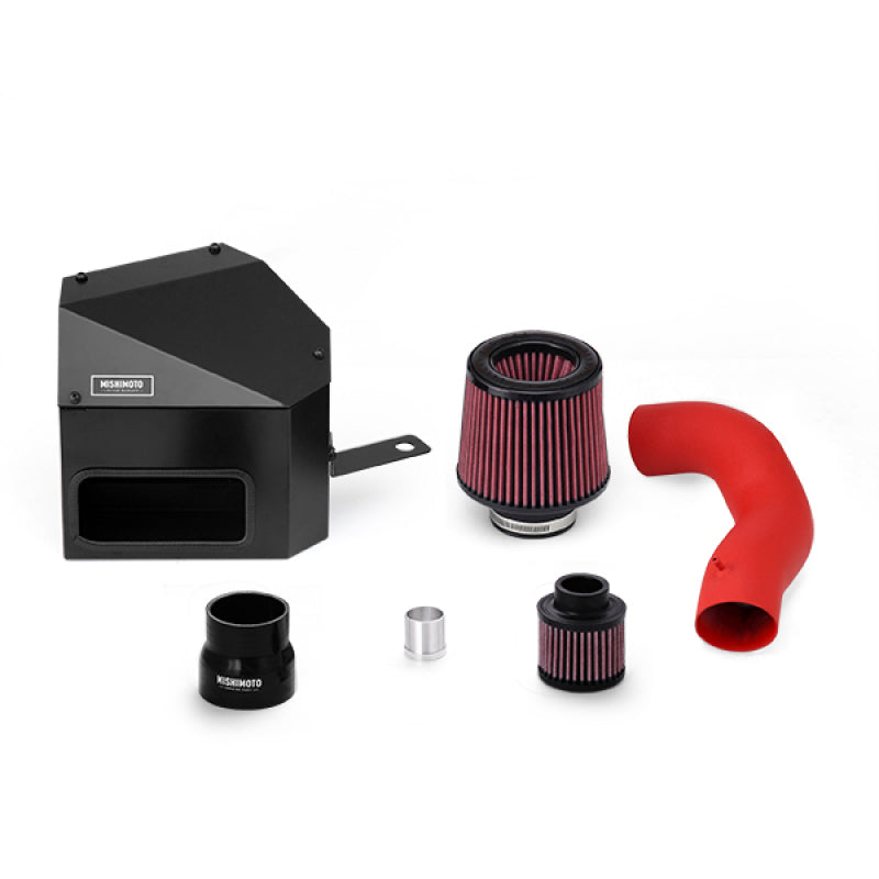 Mishimoto 15-16 VW Golf/GTI 1.8L/2.0L Performance Air Intake Kit - Wrinkle Red - eliteracefab.com