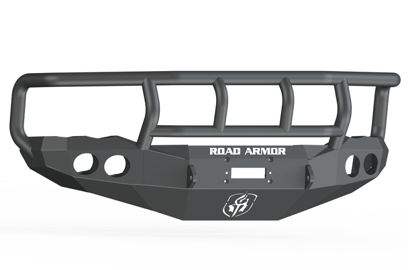 Road Armor 02-05 Dodge 1500 Stealth Front Winch Bumper w/Titan II Guard - Tex Blk Road Armor