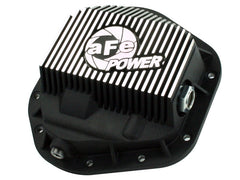 aFe Power Front Differential Cover 5/94-12 Ford Diesel Trucks V8 7.3/6.0/6.4/6.7L (td) Machined Fins - eliteracefab.com