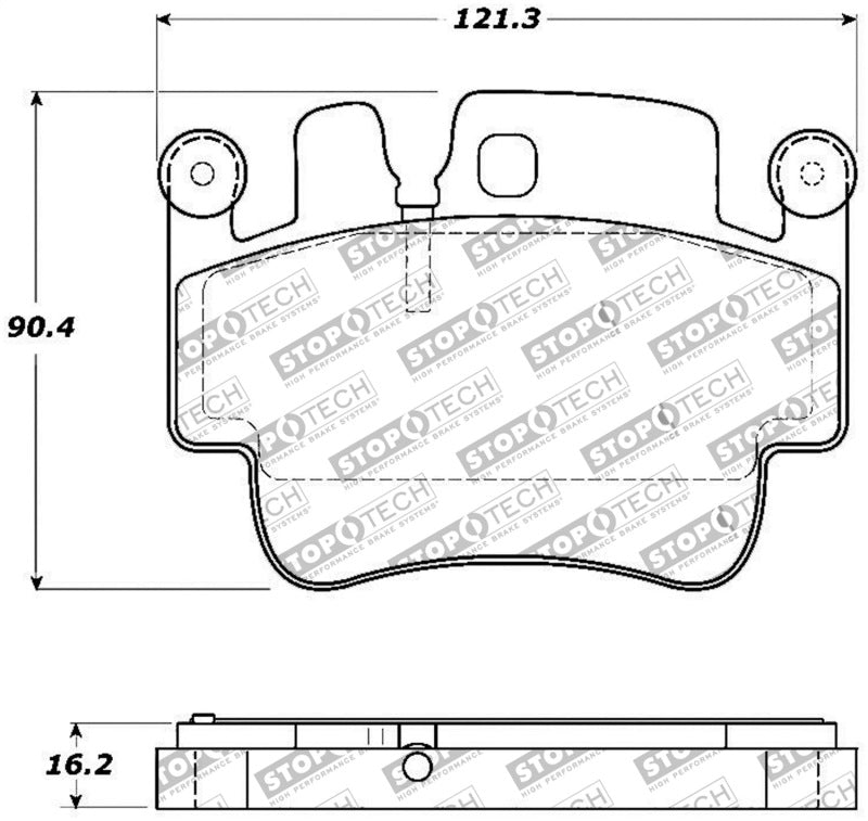 StopTech Performance 00-07 Porsche Boxster S / 06-07 Cayman / 99-05 911 Carrera Front Brake Pads - eliteracefab.com