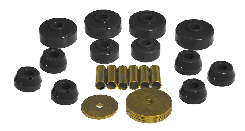 Prothane 79-88 Toyota Truck 4wd Body Mount Kit - Black - eliteracefab.com