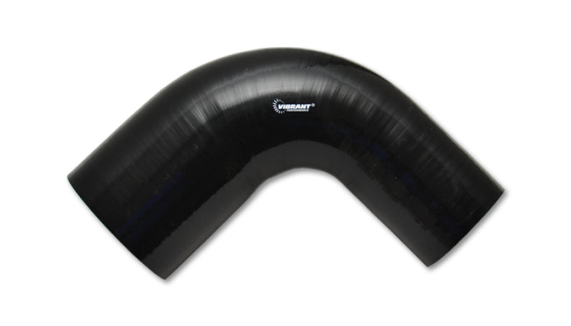 Vibrant Performance 90 Degree Reducer Elbow, 2.00in ID x 1.50in ID x 4.00in Leg Length - Black, Custom Automotive Fabrication - Part 19787