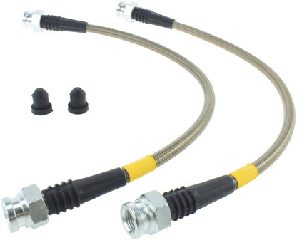 StopTech 07-08 Honda Fit Stainless Steel Rear Brake Lines Stoptech