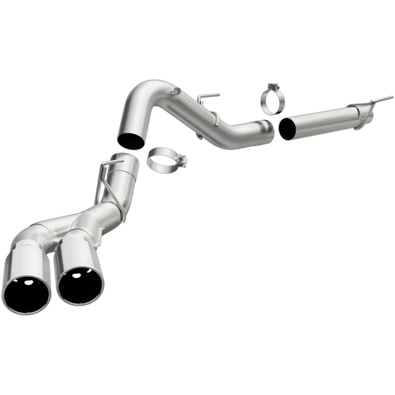 MagnaFlow CatBack 2018 Ford F-150 V6-3.0L Dual Exit Polished Stainless Exhaust - MF Series Magnaflow