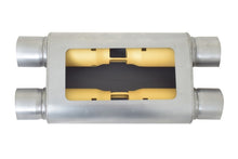 Load image into Gallery viewer, Gibson MWA Superflow Dual/Dual Oval Muffler - 4x9x14in/3in Inlet/3in Outlet - Stainless - eliteracefab.com