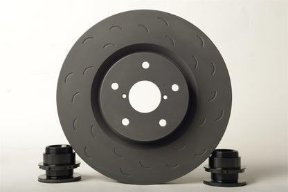 Hawk Talon 1999 Ford F-250 Super Duty RWD / 2-Wheel ABS Slotted-Only Front Brake Rotor Set Hawk Performance