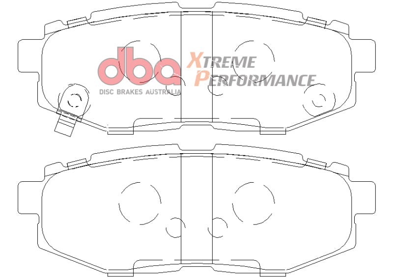 DBA Extreme Performance Rear Brake Pads - DB1789XP DBA
