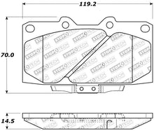 Load image into Gallery viewer, STOPTECH 89-96 NISSAN 300ZX SPORT PERFORMANCE FRONT BRAKE PADS, 309.06470 - eliteracefab.com