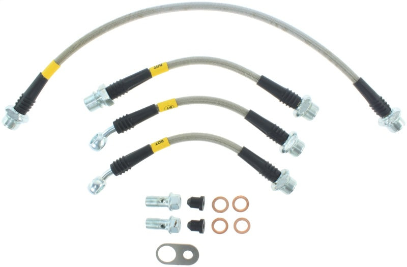 STOPTECH 08-11 SCION XB REAR STAINLESS STEEL BRAKE LINES, 950.44525 - eliteracefab.com