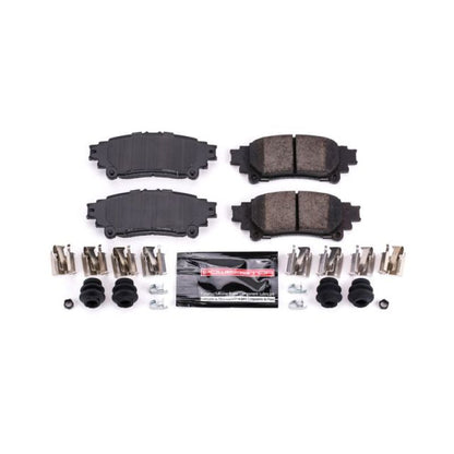 Power Stop 10-15 Lexus RX350 Rear Z23 Evolution Sport Brake Pads w/Hardware - eliteracefab.com