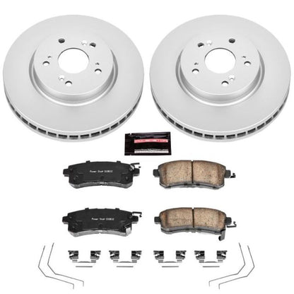 Power Stop 12-15 Honda Crosstour Front Z17 Evolution Geomet Coated Brake Kit PowerStop