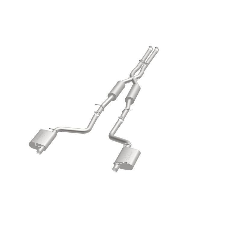 MagnaFlow Cat-Back SS 2.5in Dual Split Rear Exit (OEM Tips) 15-16 Dodge/Chrysler Charger/300 5.7L V8 Magnaflow