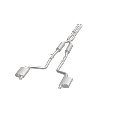 MagnaFlow Cat-Back SS 2.5in Dual Split Rear Exit (OEM Tips) 15-16 Dodge/Chrysler Charger/300 5.7L V8 Magnaflow