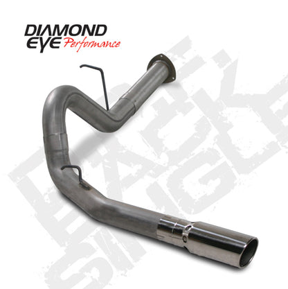 Diamond Eye KIT 4in DPF-BACK SGL SS 07.5-10 CHEVY 6 6L 2500/3500 PCKGD BX46X14X14OD EL-PL Diamond Eye Performance