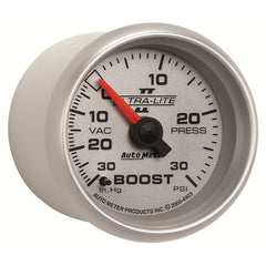 Autometer Ultra-Lite II 52mm 30 PSI Mechanical Boost Gauge