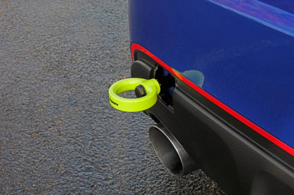 Perrin 13-20 & 2022 Subaru BRZ / 13-16 Scion FRS / 17-20 Toyota 86 Tow Hook Kit (Rear) - Neon Yellow Perrin Performance