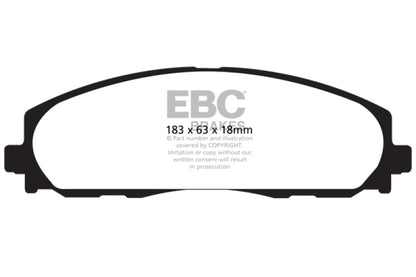 EBC Extra Duty Front Brake Pads - ED91888 EBC