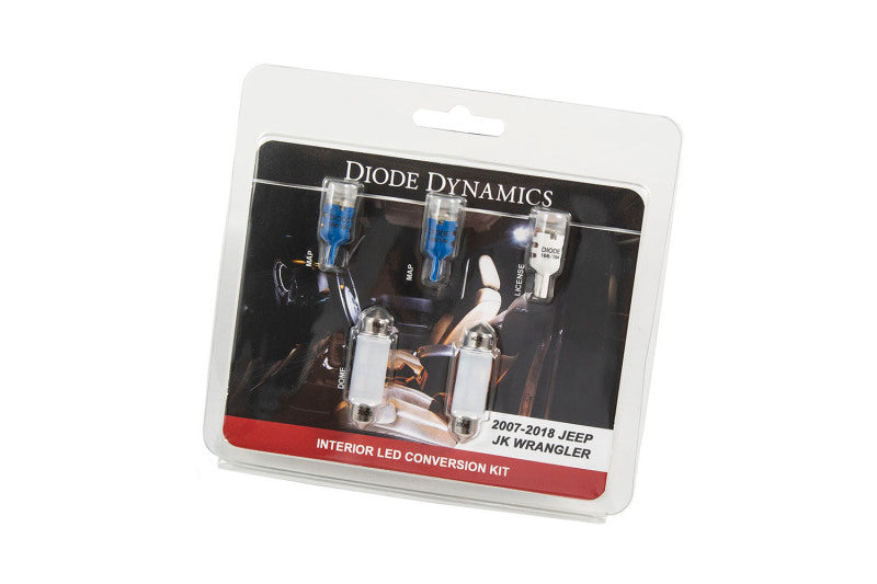 Diode Dynamics Wrangler JK 4dr Interior Kit Stage 2 - Blue Diode Dynamics