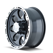 Load image into Gallery viewer, ION Type 174 17x9 / 5x135 BP / 0mm Offset / 87mm Hub Black/Machined Wheel