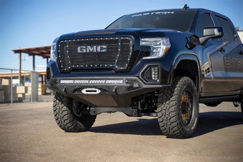 Addictive Desert Designs 2019 GMC Sierra 1500 SF Front Bumper w/ Winch Mount&Sensor Cutout Addictive Desert Designs