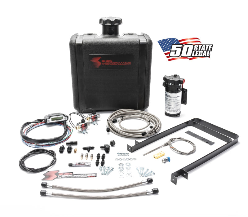 Snow Performance Stg 3 Boost Cooler Water Injection Kit TD Univ. (SS Braided Line and 4AN Fittings) - eliteracefab.com