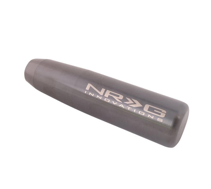 NRG Universal Short Shifter Knob - 5in. Length / Heavy Weight 1.27Lbs. - Black Chrome - eliteracefab.com