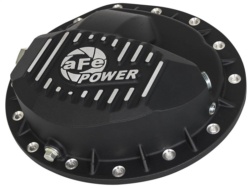 aFe Power Pro Series Rear Differential Cover Black w/Machined Fins 16-17 Nissan Titan XD(AAM 9.5-14) - eliteracefab.com