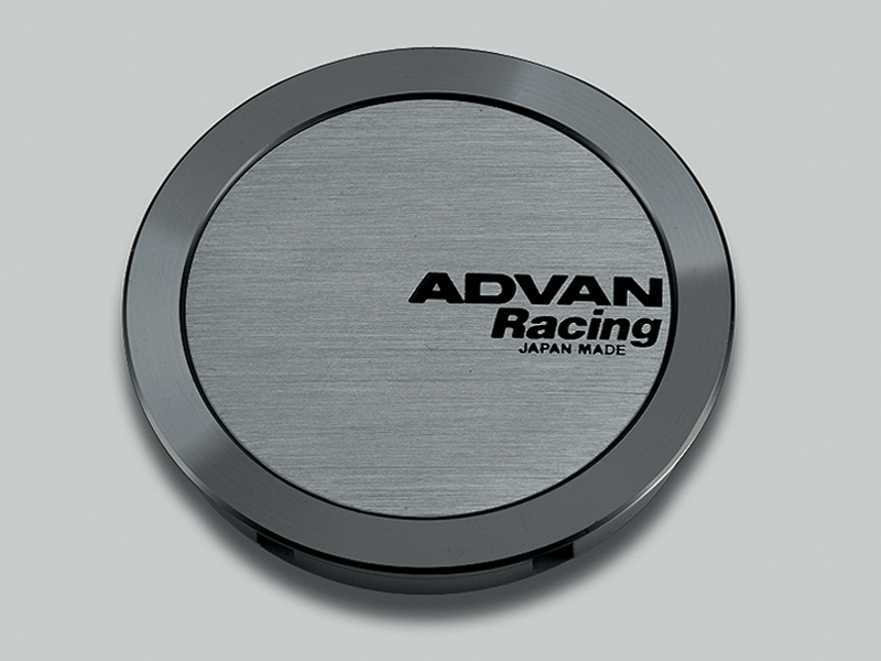 Advan 63mm Full Flat Centercap - Hyper Black - eliteracefab.com