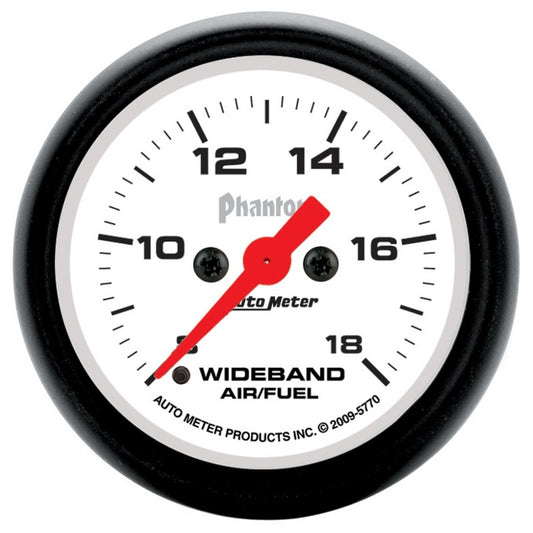 Autometer Wideband 2 1/16 inch Full Sweep Electric Air/Fuel Ratio Analog 5770