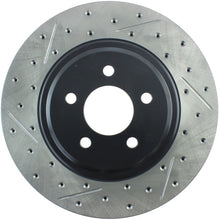 Load image into Gallery viewer, STOPTECH 94-04 FORD MUSTANG SVT COBRA SLOTTED &amp; DRILLED SPORT FRONT RIGHT BRAKE ROTOR, 127.61045R - eliteracefab.com