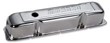 Load image into Gallery viewer, Moroso Mopar 361-440 Valve Cover - w/Baffles - Stamped Steel Chrome Plated - Pair