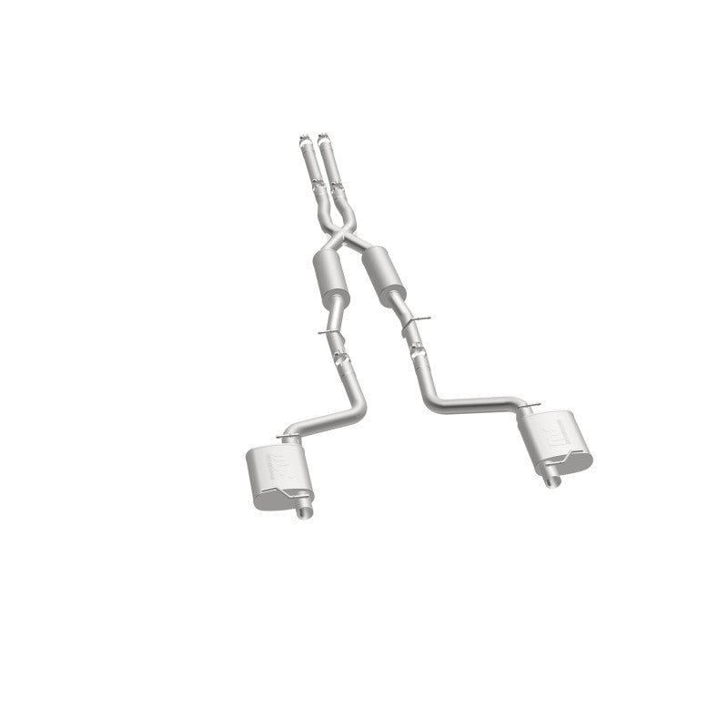 MagnaFlow Cat-Back SS 2.5in Dual Split Rear Exit (OEM Tips) 15-16 Dodge/Chrysler Charger/300 5.7L V8 Magnaflow