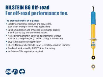 Bilstein 4600 Series 15-17 Chevrolet Colorado 4WD Front 46mm Monotube Shock Absorber - eliteracefab.com