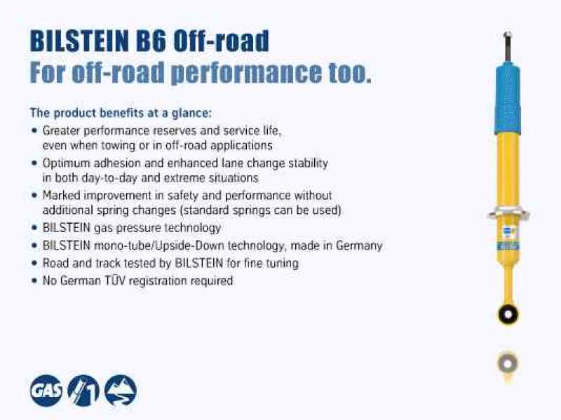 Bilstein B6 4600 Series 15-16 Ford F-150 Rear 46mm Monotube Shock Absorber - eliteracefab.com