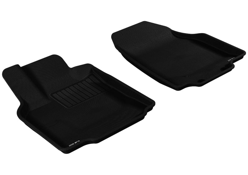 3D MAXpider 2007-2015 Mazda CX-9 Kagu 1st Row Floormat - Black - eliteracefab.com