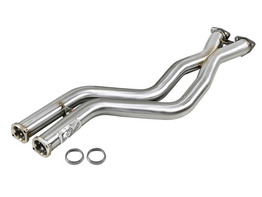 aFe Twisted Steel HDR X-Pipe SS-304 01-06 BMW M3 3.2L S54 aFe