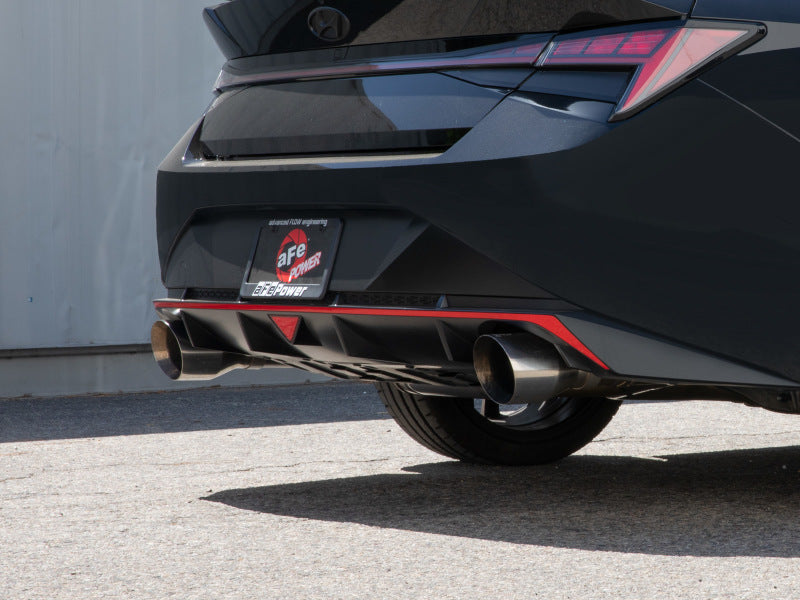 aFe Takeda 22-23 Hyundai Elantra N L4-2.0L (t) 3in 304 SS Cat-Back Exhaust w/ Polished Tips aFe