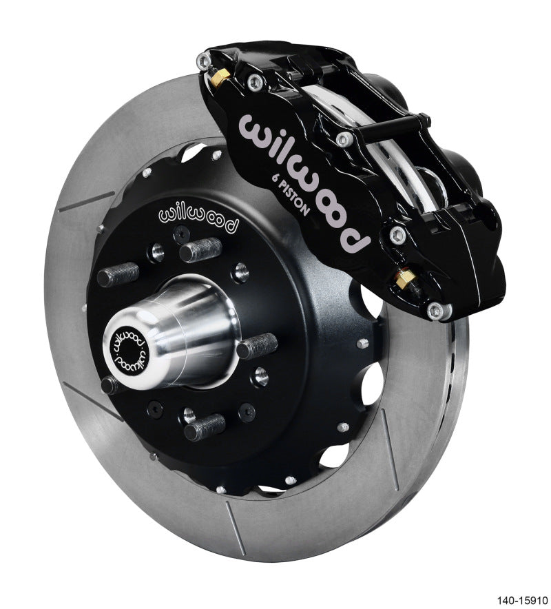 Wilwood Narrow Superlite 6R Front Big Brake Kit 12.88in GT Competition Series Rotor - Black Wilwood