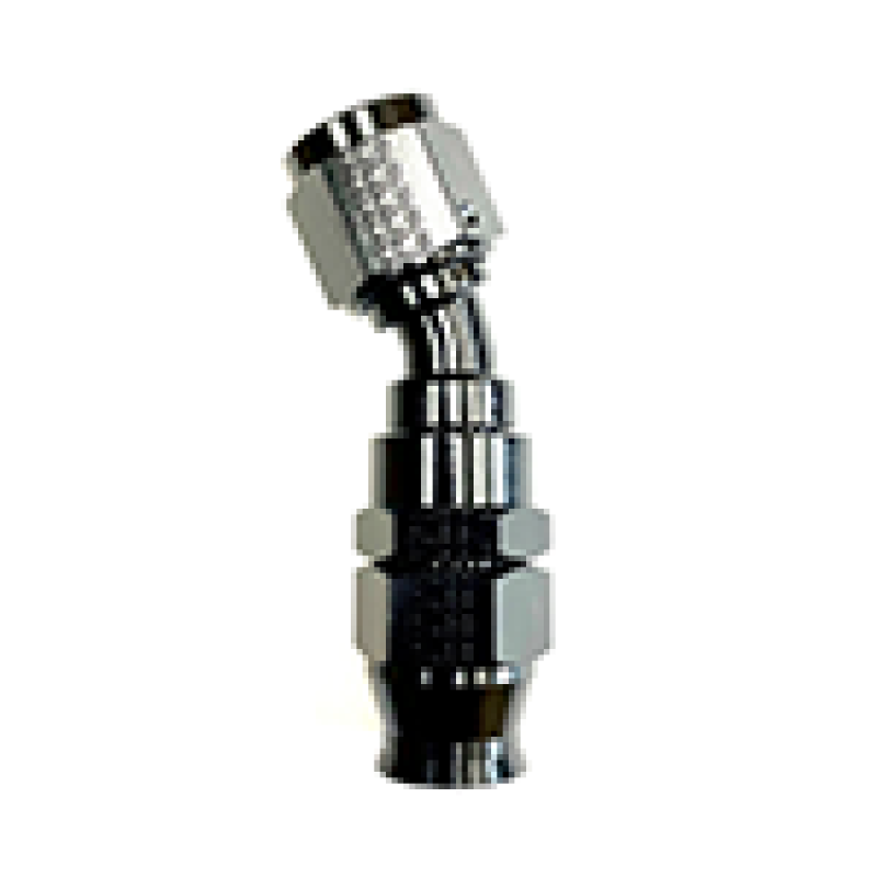 Fragola -6AN Real Street 30 Degree Hose End Black For PTFE Hose - eliteracefab.com