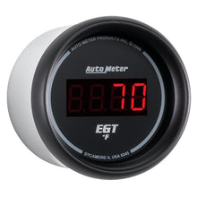 Load image into Gallery viewer, AutoMeter GAUGE; PYROMETER (EGT); 2 1/16in.; 1600deg.F; DIGITAL; BLACK DIAL W/RED LED - eliteracefab.com