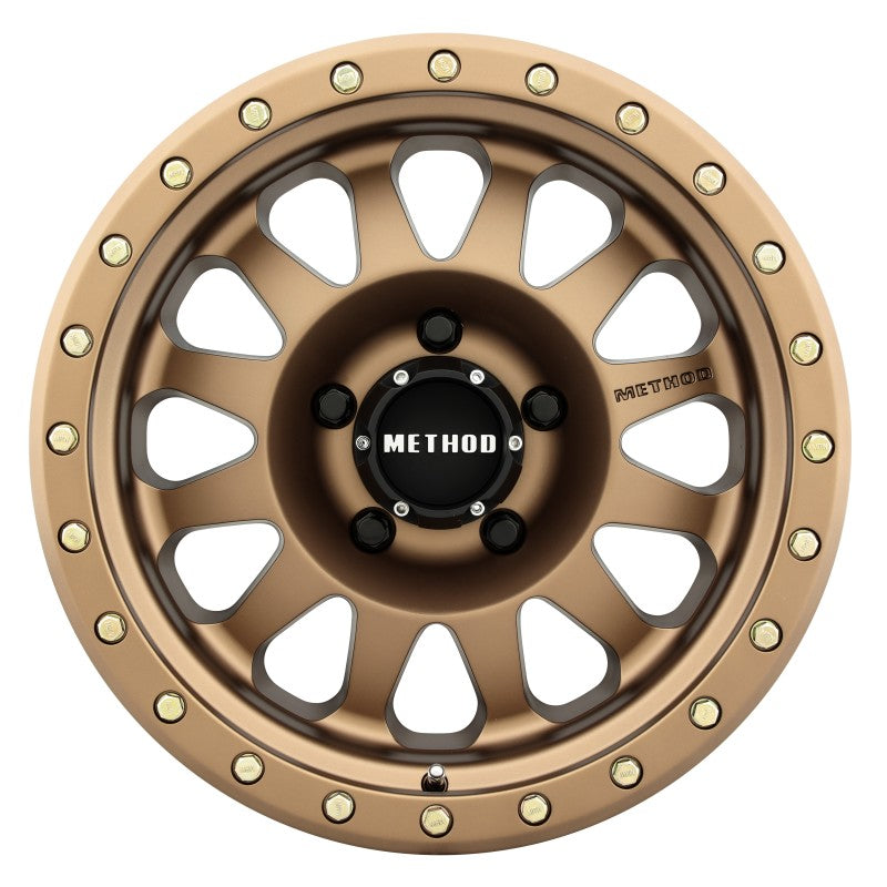 Method MR304 Double Standard 18x9 +25mm Offset 5x150 116.5mm CB Method Bronze Wheel - eliteracefab.com