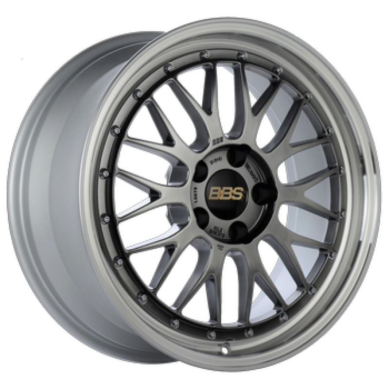 BBS LM 18x8 5x114.3 ET40 Diamond Black Center / Machined Lip Wheel -82mm PFS/Clip Required BBS