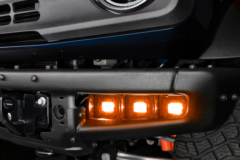 Oracle High 21-22 Ford Bronco Triple LED Fog Light kit for Steel Bumper ORACLE Lighting