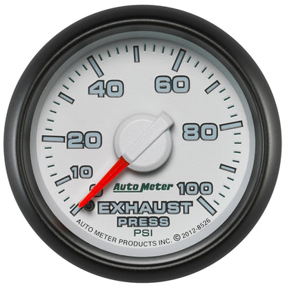 Autometer Factory Match 52.4mm Mechanical 0-100 PSI Exhaust (Drive) Pressure Gauge 8526