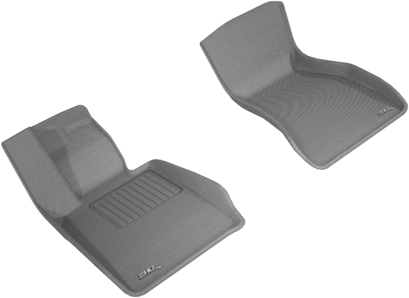 3D MAXpider L1BM08411501 2017-2020 BMW 5 Series G30/G31 Kagu 1st Row Floormat - Gray