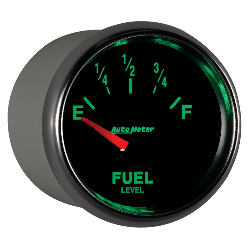 AutoMeter Gauge Fuel Level 2-1/16in. 240 Ohm(e) to 33 Ohm(f) Elec Gs 3816