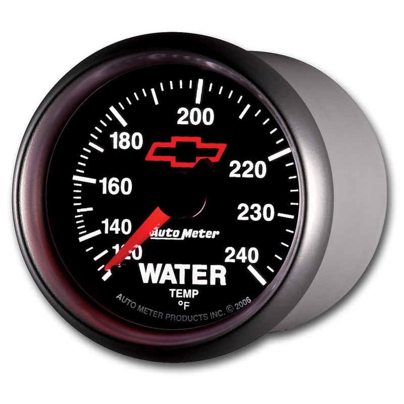 Autometer Sport-Comp II 2-1/16in 120-240 Deg Mechanical Water Temp Gauge - Bowtie Black 3632-00406